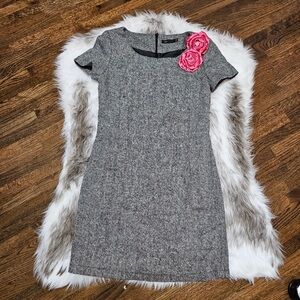 Rare BCBC MAXAZRIA Mini Dress Floral Tweed